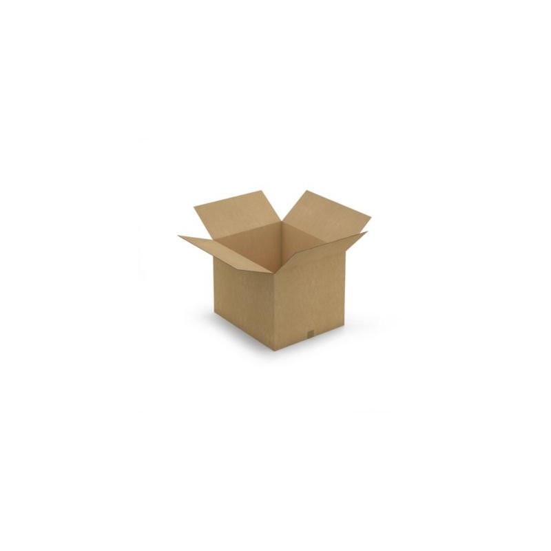 Caisse carton brune double cannelure RAJA 65x55x50 cm