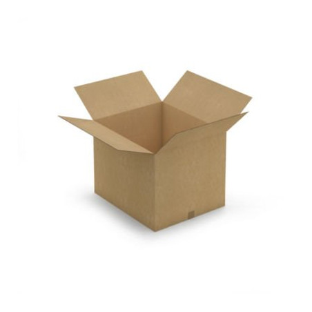 Caisse carton brune double cannelure RAJA 65x55x50 cm