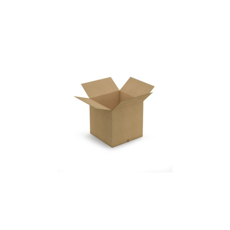 Caisse carton brune double cannelure RAJA 65x65x65 cm