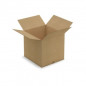 Caisse carton brune double cannelure RAJA 65x60x60 cm