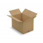 Caisse carton brune double cannelure renforcée RAJA 58,5x38,5x27 cm