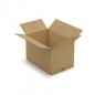 Caisse carton brune double cannelure renforcée RAJA 58,5x38,5x37 cm