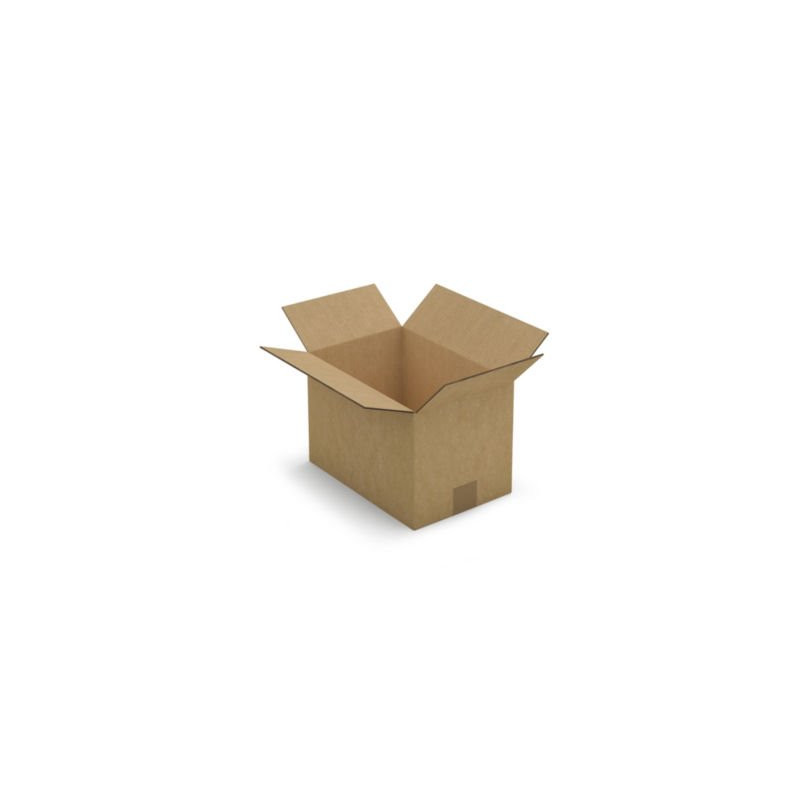 Caisse carton brune double cannelure RAJA 30x20x20 cm