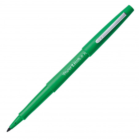 STYLO FEUTRE PAPERMATE FLAIR À CAPUCHON POINTE 1 MM - ÉCRITURE MOYENNE VERT