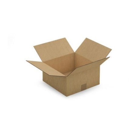 Caisse carton brune double cannelure RAJA 30x30x15 cm