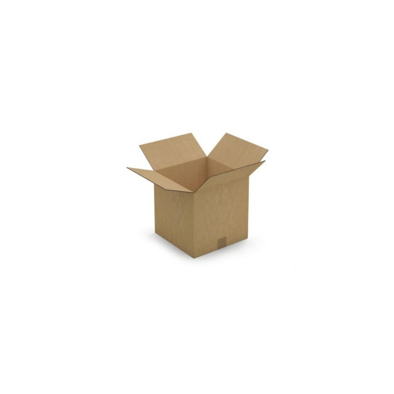 Caisse carton brune double cannelure RAJA 30x30x30 cm