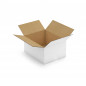 Caisse carton blanche double cannelure RAJA 31x22x25 cm