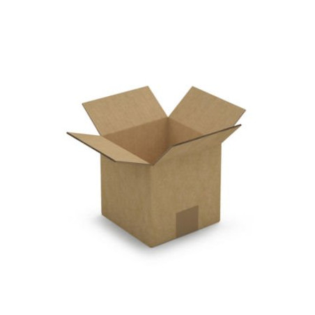 Caisse carton brune double cannelure RAJA 15x15x15 cm