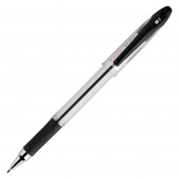 STYLO BILLE BRUNEAU À CAPUCHON POINTE 1 MM - ÉCRITURE MOYENNE NOIR