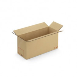 Caisse carton Galia A07 double cannelure avec rabats 100x40x50 cm