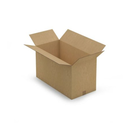 Caisse carton brune double cannelure RAJA 70x35x40 cm