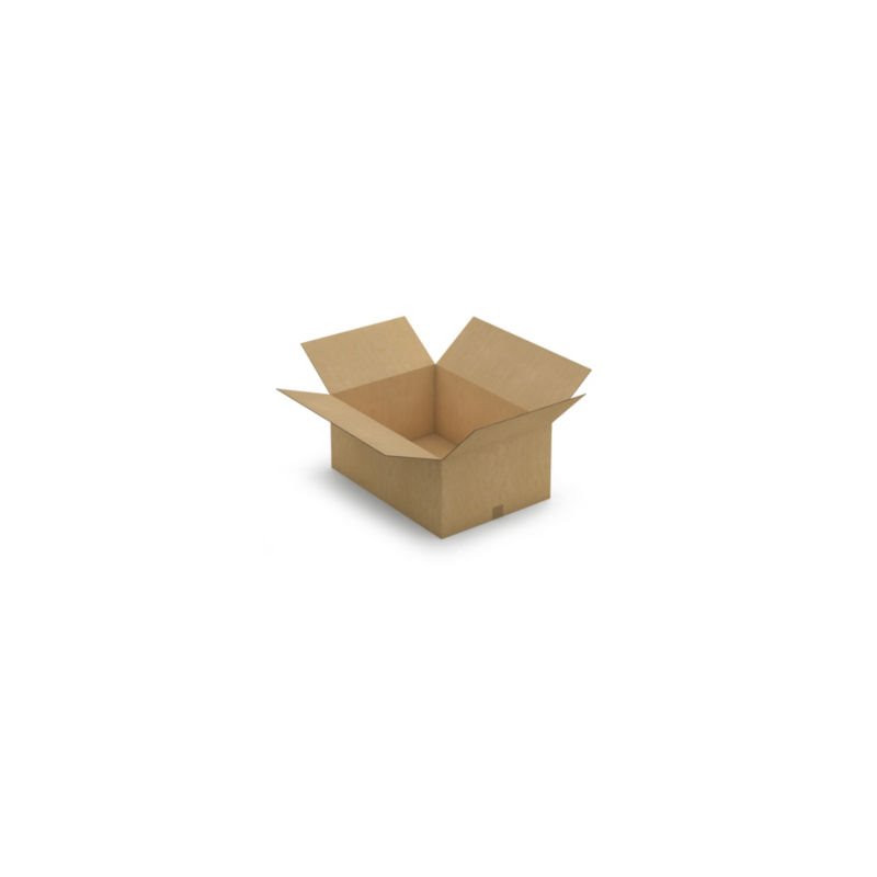 Caisse carton brune double cannelure RAJA 70x50x30 cm