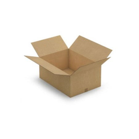 Caisse carton brune double cannelure RAJA 70x50x30 cm