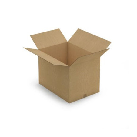 Caisse carton brune double cannelure RAJA 70x50x50 cm