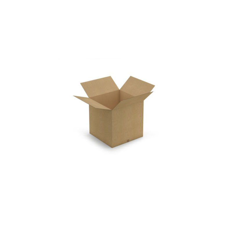 Caisse carton brune double cannelure RAJA 70x70x70 cm