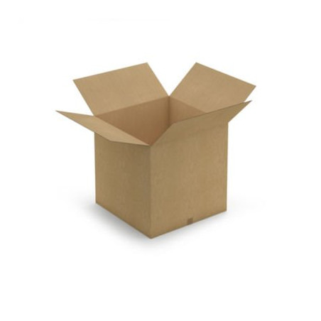 Caisse carton brune double cannelure RAJA 70x70x70 cm