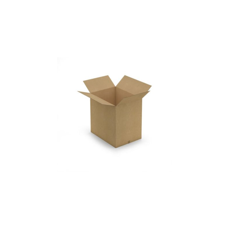 Caisse carton brune double cannelure RAJA 80x60x80 cm