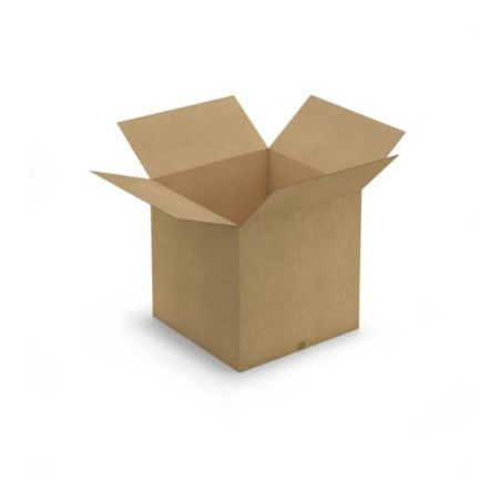 Caisse carton brune double cannelure RAJA 80x80x80 cm