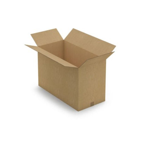 Caisse carton brune double cannelure RAJA 78x38x50 cm