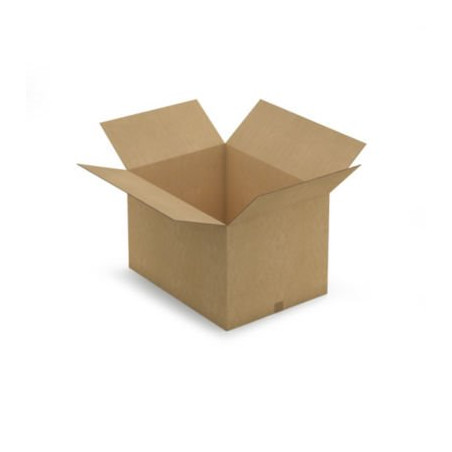 Caisse carton brune double cannelure RAJA 78x58x50 cm