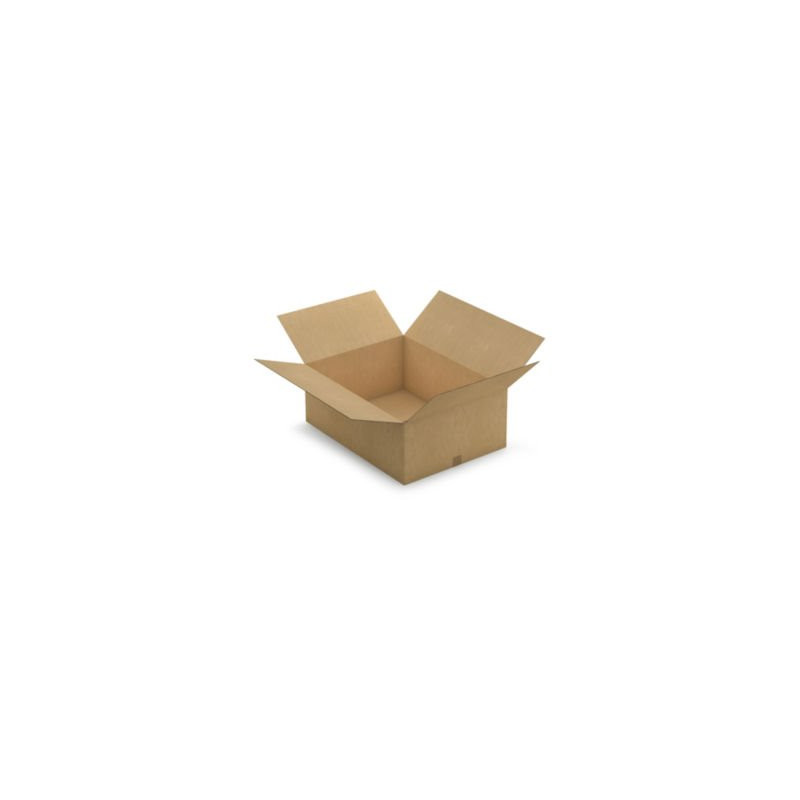 Caisse carton brune double cannelure RAJA 80x60x30 cm