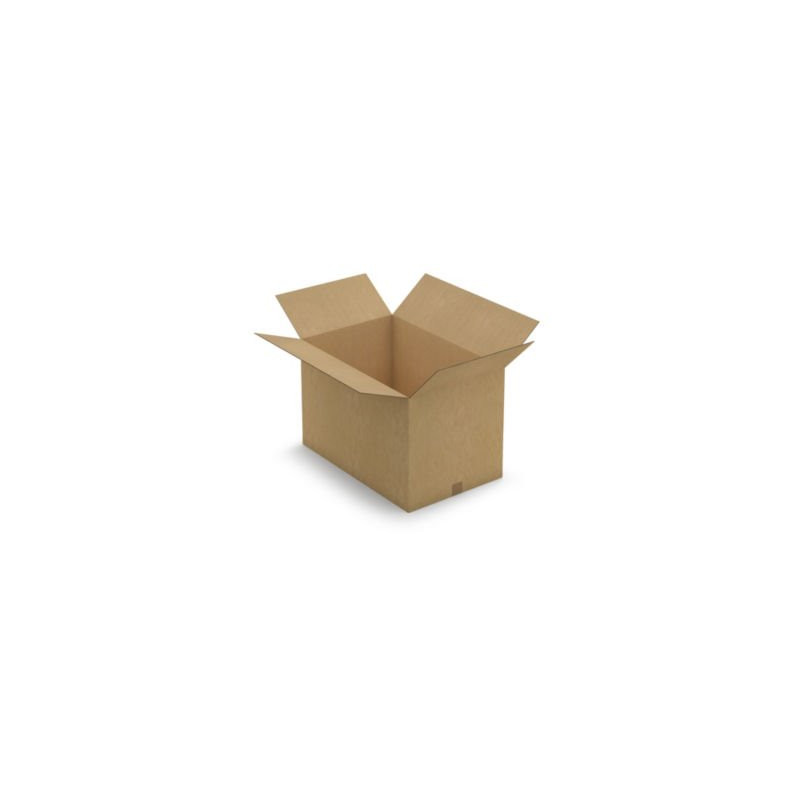 Caisse carton brune double cannelure RAJA 70x45x45 cm