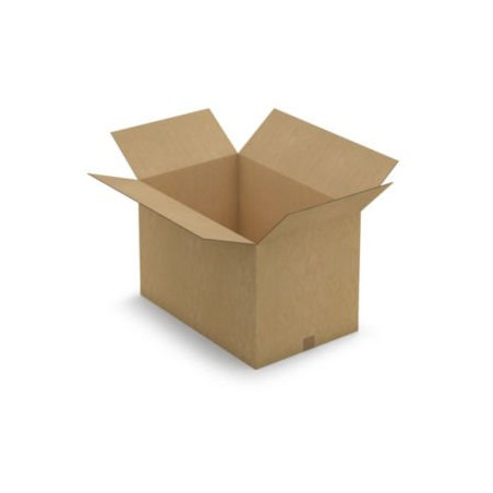 Caisse carton brune double cannelure RAJA 70x45x45 cm