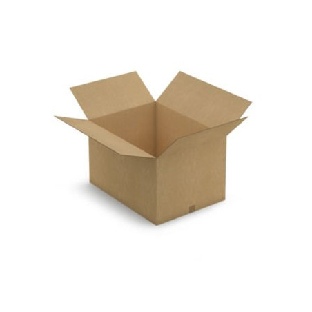 Caisse carton brune double cannelure renforcée RAJA 78,5x58,5x47 cm