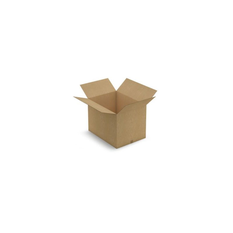 Caisse carton brune double cannelure renforcée RAJA 78,5x58,5x57 cm