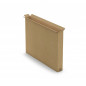 Caisse carton télescopique pour produit plat brune double cannelure 70x18x80 cm