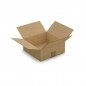 Caisse carton brune simple cannelure RAJA 25x25x10 cm