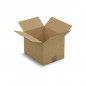 Caisse carton brune simple cannelure RAJA 28x22x20 cm