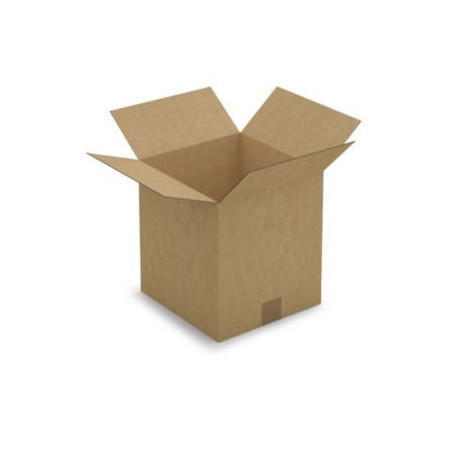 Caisse carton brune simple cannelure RAJA 27x26x29 cm