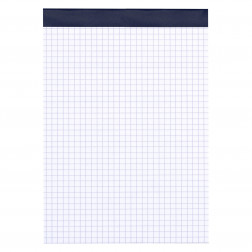 BLOC DE BUREAU BUDGET 14 X 21 CM AGRAFÉ SANS COUVERTURE - 5 X 5 - 100 PAGES