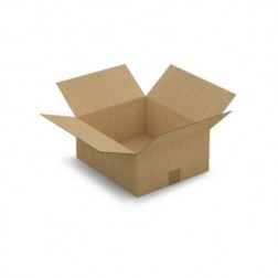 Caisse carton brune simple cannelure RAJA 35x30x15 cm