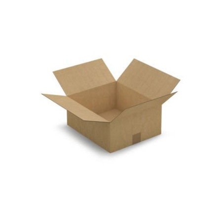 Caisse carton brune simple cannelure RAJA 35x30x15 cm