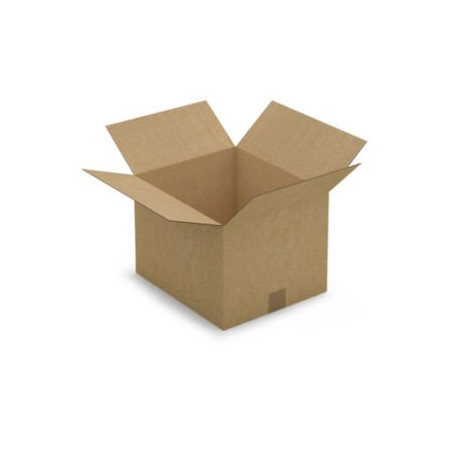 Caisse carton brune simple cannelure RAJA 35x30x25 cm