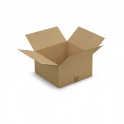 Caisse carton brune simple cannelure RAJA 35x35x20 cm