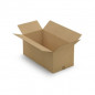 Caisse carton brune simple cannelure RAJA 70x35x30 cm