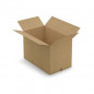 Caisse carton brune simple cannelure RAJA 75x45x50 cm