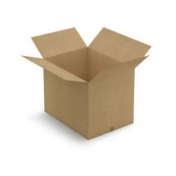 Caisse carton brune simple cannelure RAJA 78x58x60 cm