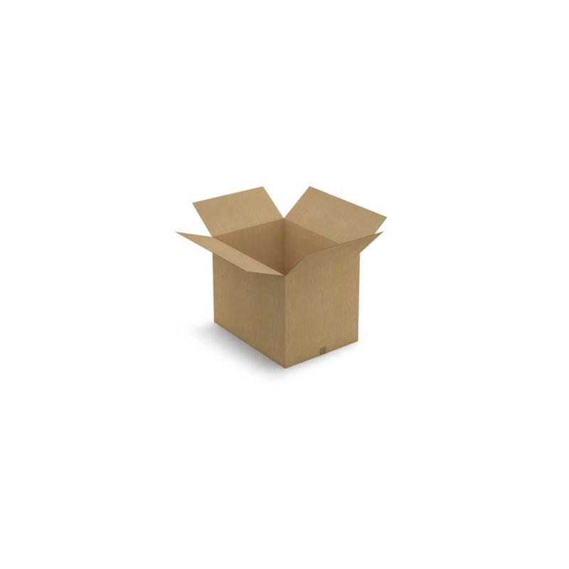 Caisse carton brune simple cannelure RAJA 78x58x60 cm