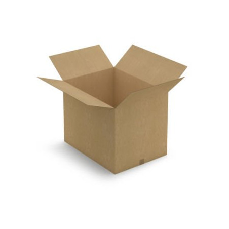 Caisse carton brune simple cannelure RAJA 78x58x60 cm