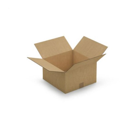 Caisse carton brune double cannelure RAJA 35x35x20 cm