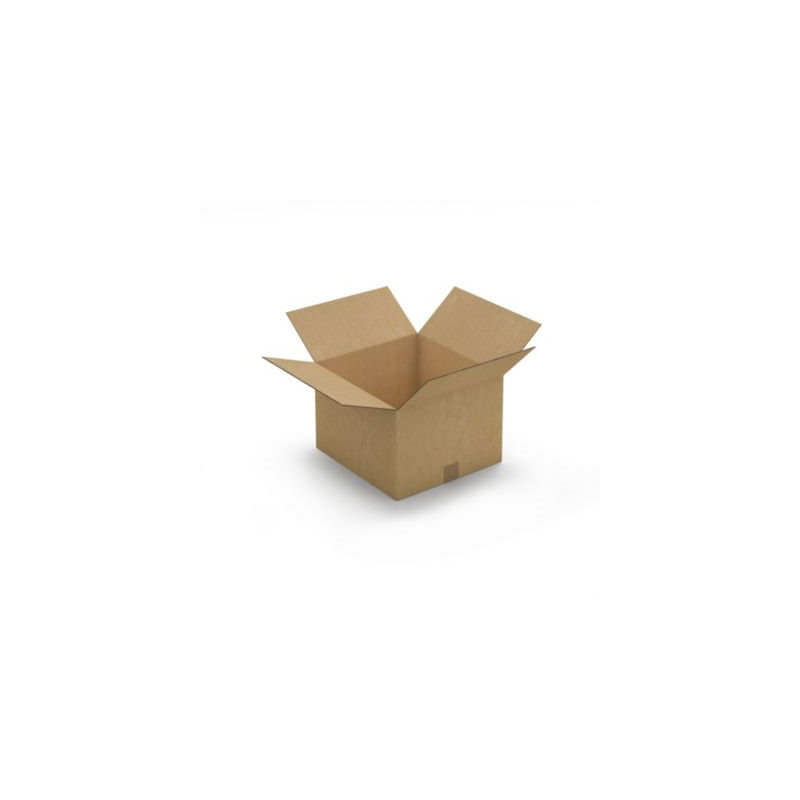 Caisse carton brune double cannelure RAJA 37x35x25 cm