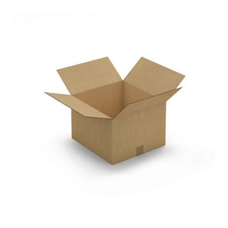 Caisse carton brune double cannelure RAJA 37x35x25 cm