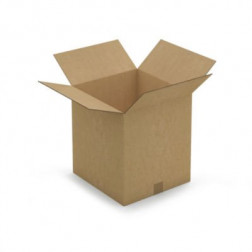 Caisse carton brune double cannelure RAJA 37x35x40 cm