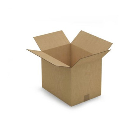 Caisse carton brune double cannelure RAJA 38x28x30 cm