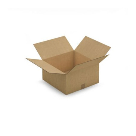 Caisse carton brune double cannelure RAJA 38x38x20 cm