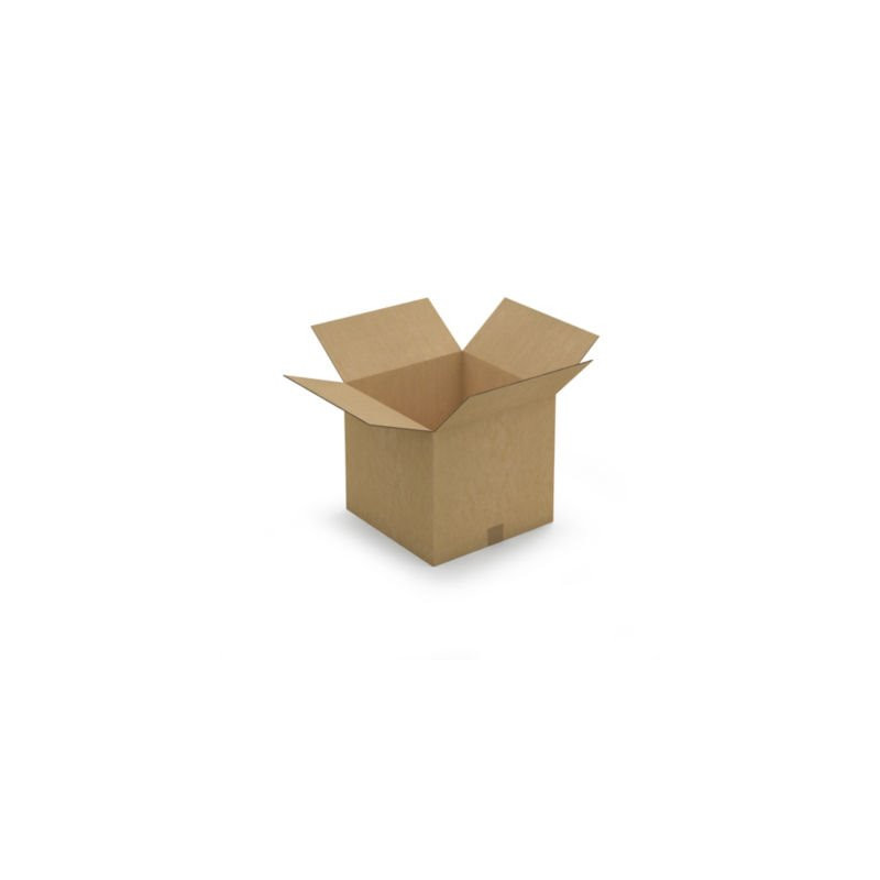 Caisse carton brune double cannelure RAJA 38x38x35 cm